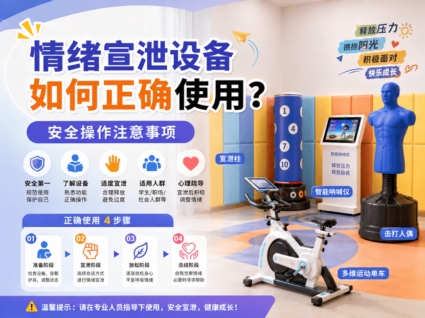 情绪宣泄设备如何正确使用？安全操作注意事项